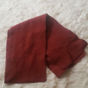 Burgundy Fleece Scarf